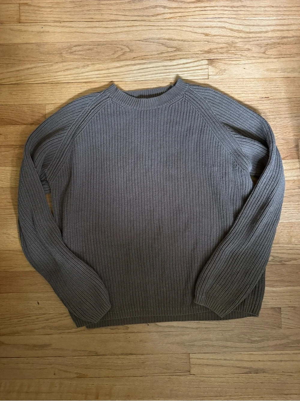 Men's Crewneck Ribbed Sweater